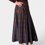 Striped Taffeta Skirt - The Posh Peacock