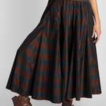 Striped Taffeta Skirt - The Posh Peacock