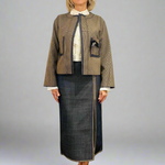 Bounded Denim Skirt - The Posh Peacock