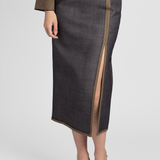 Bounded Denim Skirt - The Posh Peacock