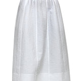 Textured White Skirt