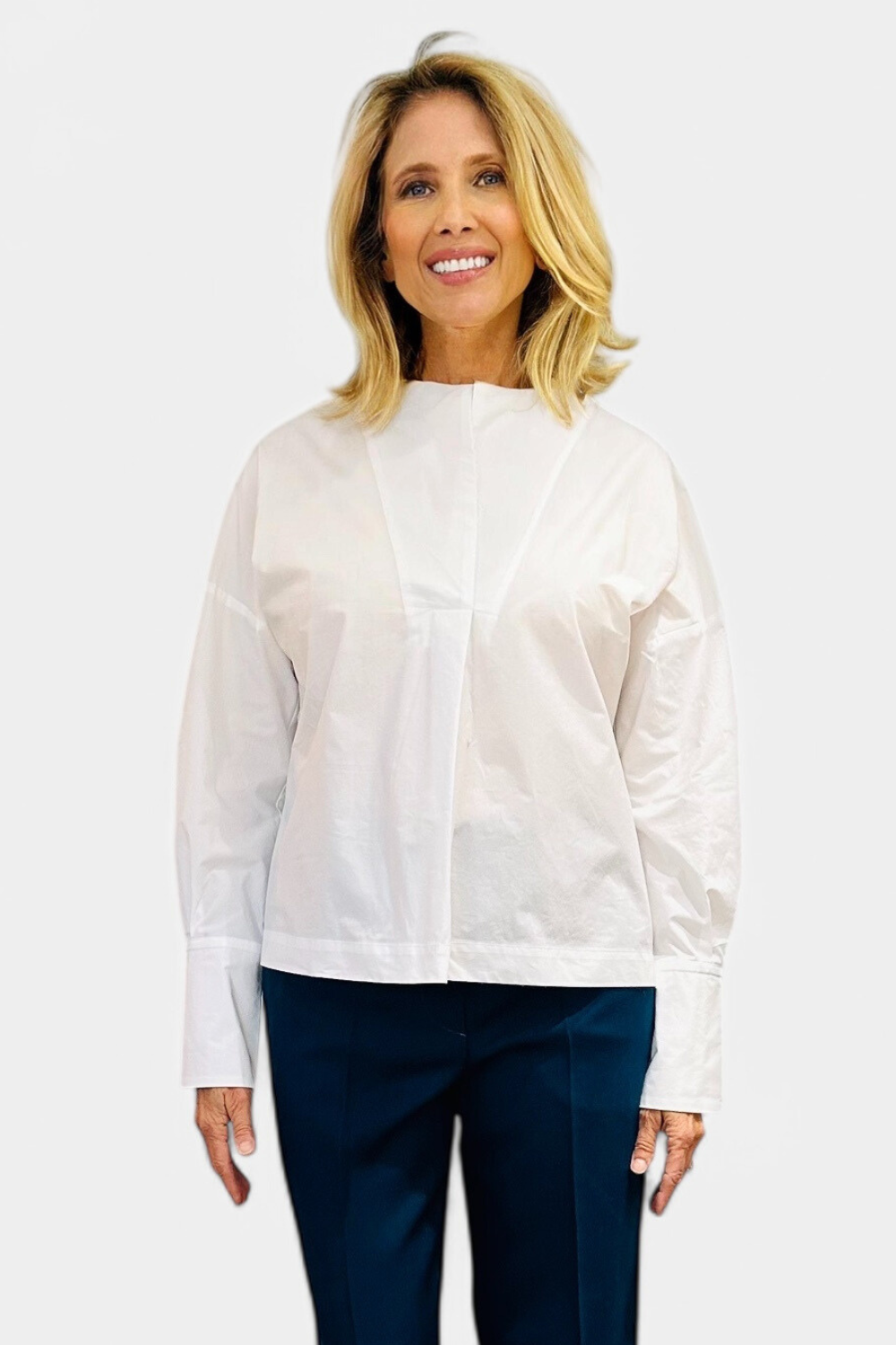 Poplin Pullover Blouse - The Posh Peacock