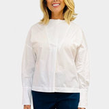 Poplin Pullover Blouse - The Posh Peacock