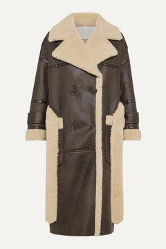 Sheepskin Reversible Long Coat - The Posh Peacock