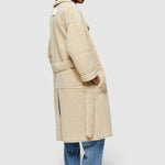 Sheepskin Reversible Long Coat - The Posh Peacock