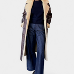 Sheepskin Reversible Long Coat - The Posh Peacock