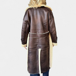 Sheepskin Reversible Long Coat - The Posh Peacock