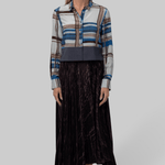 Painted Madras Blouse - Odeeh