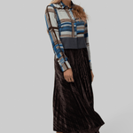 Painted Madras Blouse - Odeeh
