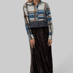 Painted Madras Blouse - Odeeh