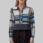 Painted Madras Blouse - Odeeh