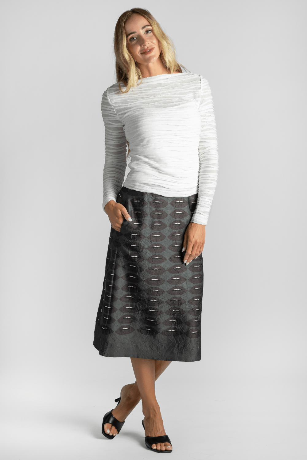 Paloma Textured Top - Proenza Schouler White Label