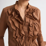Patti Emperador Ruffle Blouse - TWP