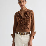 Patti Emperador Ruffle Blouse - TWP