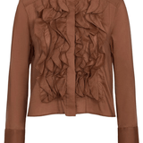 Patti Emperador Ruffle Blouse - TWP