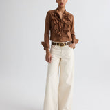 Patti Emperador Ruffle Blouse - TWP