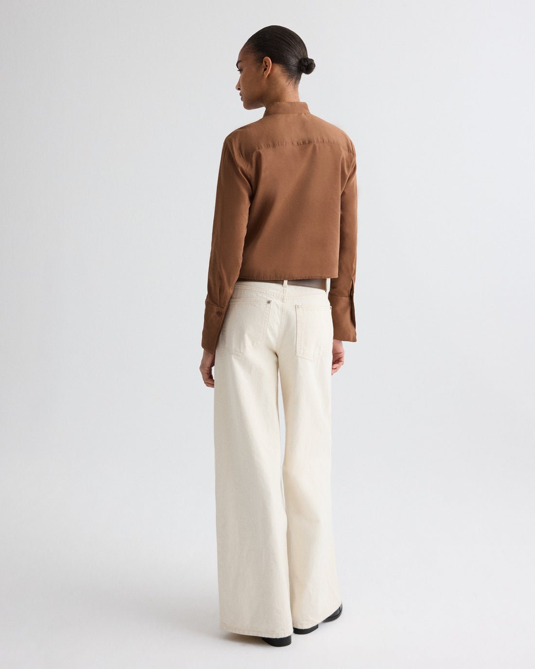 Patti Emperador Ruffle Blouse - TWP