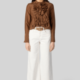 Patti Emperador Ruffle Blouse - TWP