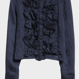 Patti Midnight Ruffle Blouse - TWP
