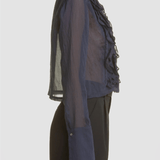 Patti Midnight Ruffle Blouse - TWP