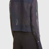 Patti Midnight Ruffle Blouse - TWP