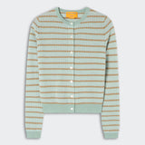 Pebble Stripe Jane Cardigan - Guest In Residence