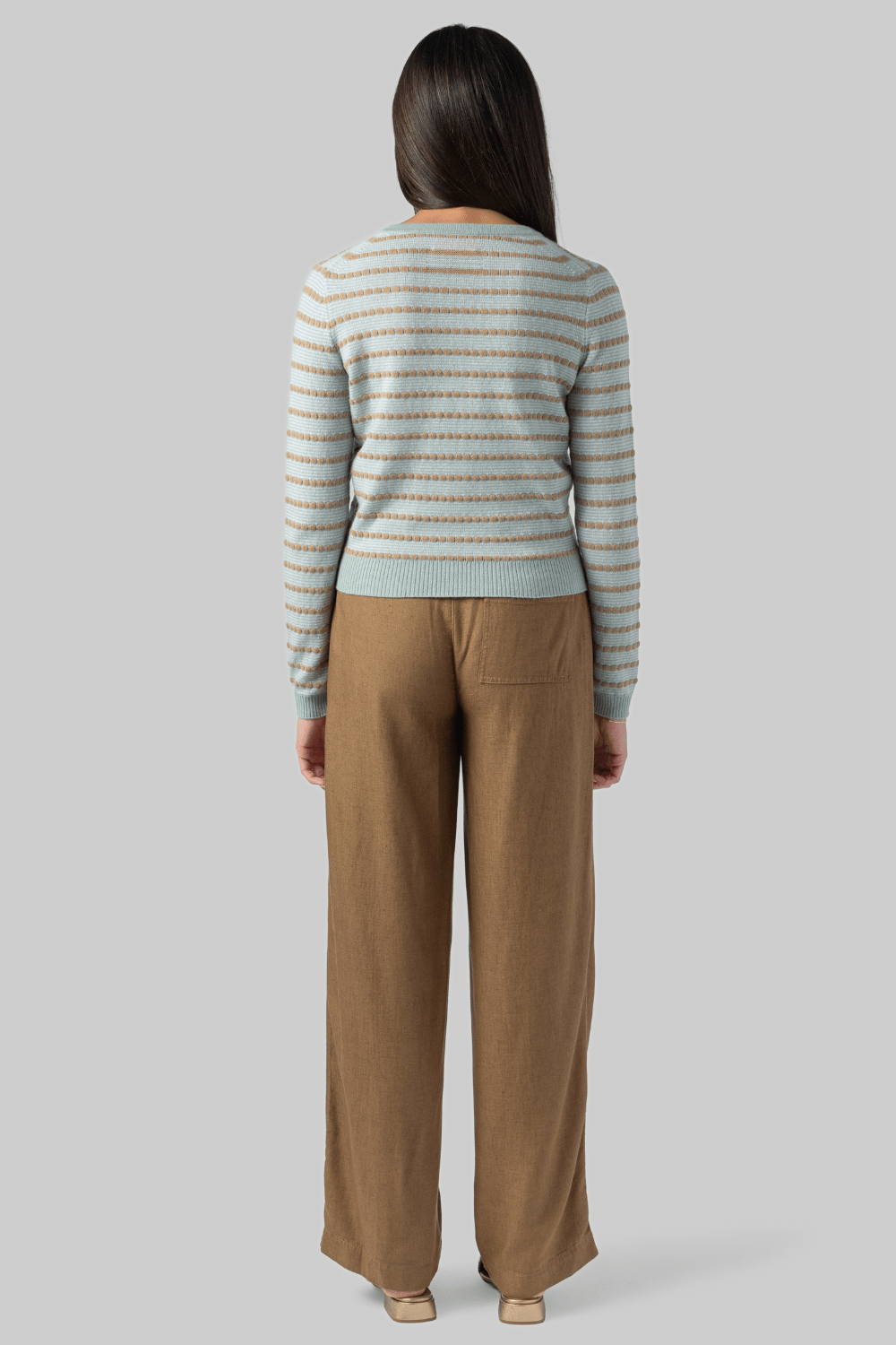 Pebble Stripe Jane Cardigan - Guest In Residence