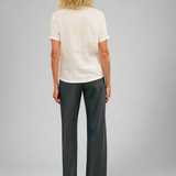 Cropped Stretch Linen Pant - The Posh Peacock