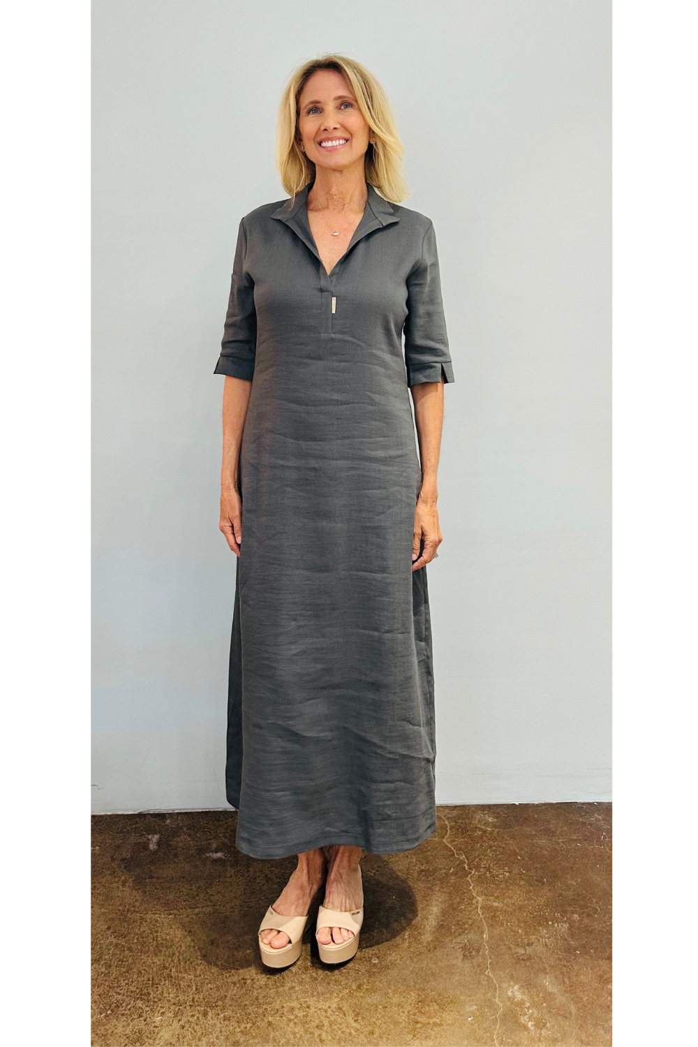 Casa Linen Dress - The Posh Peacock