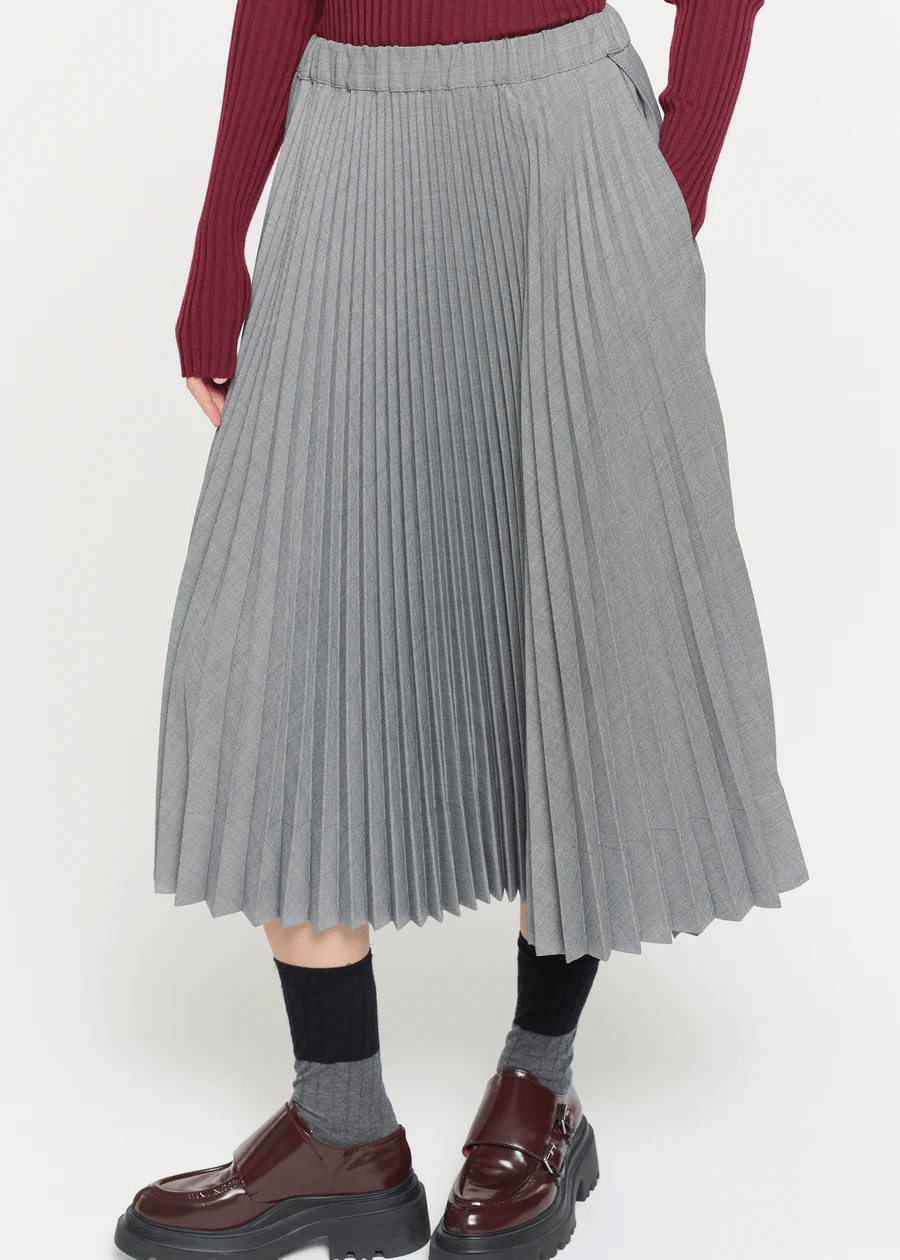 Pleated Midi Skirt - Plan C