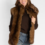 Laila Mink Vest - The Posh Peacock