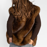 Laila Mink Vest - The Posh Peacock