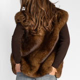 Laila Mink Vest - The Posh Peacock