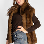 Laila Mink Vest - The Posh Peacock