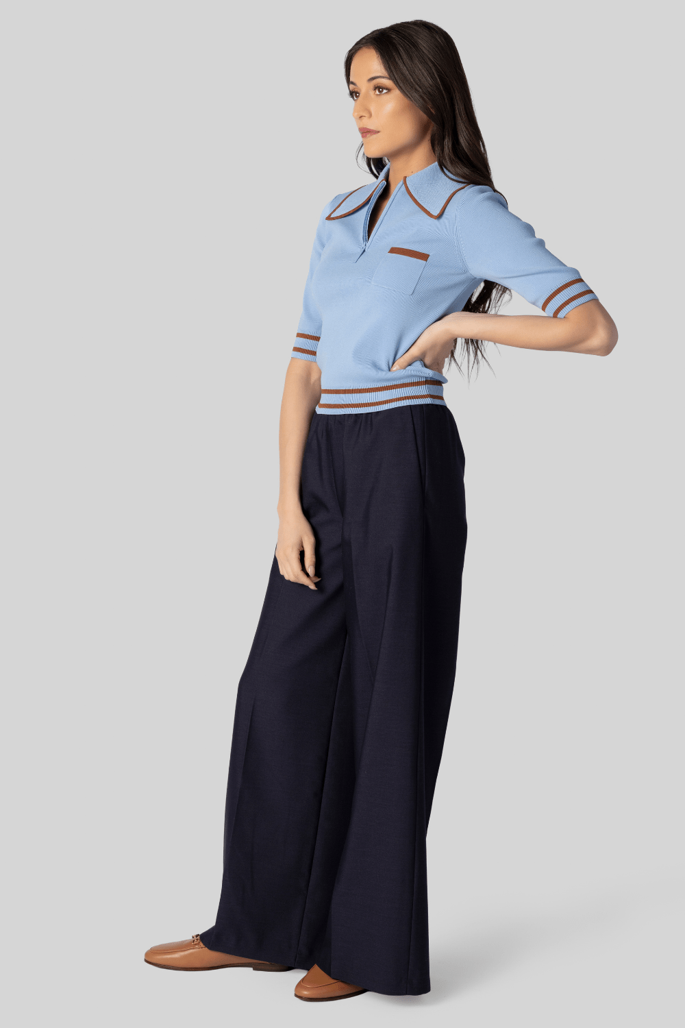 Pull On Wide Leg Trouser - Forte Forte