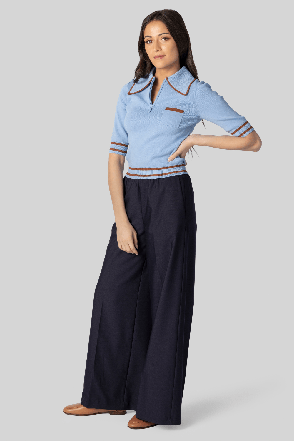 Pull On Wide Leg Trouser - Forte Forte