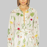 Relaxed Floral Button Down Shirt - Cara Cara