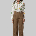 Relaxed Floral Button Down Shirt - Cara Cara