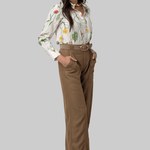 Relaxed Floral Button Down Shirt - Cara Cara