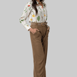 Relaxed Floral Button Down Shirt - Cara Cara