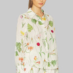 Relaxed Floral Button Down Shirt - Cara Cara