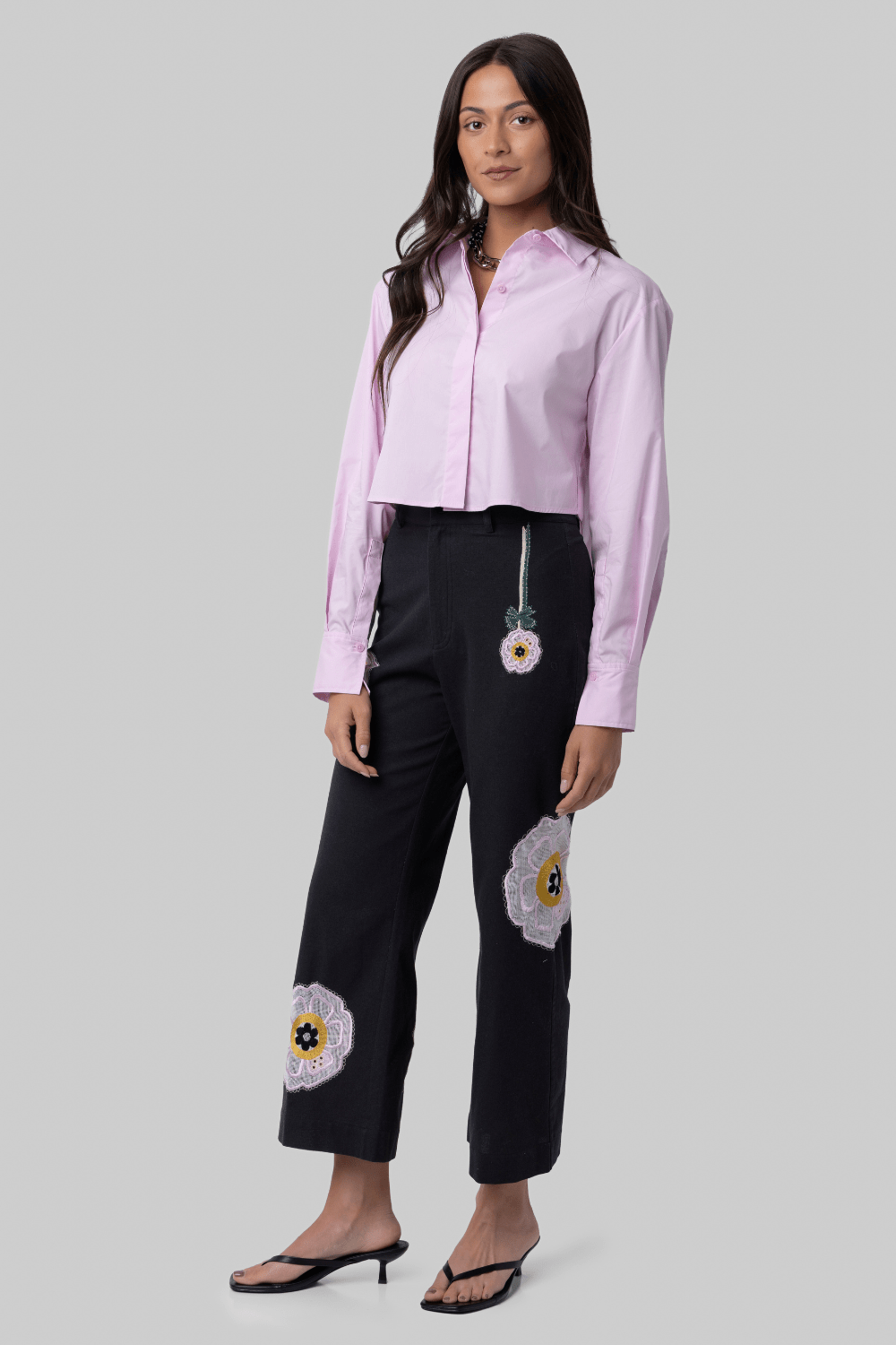 Renata Cropped Button Down Shirt - Simkhai