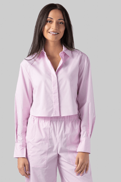 Renata Cropped Button Down Shirt - Simkhai