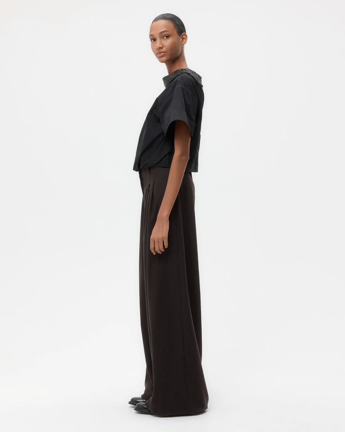 Reversible Shirt w/Crystal Collar - TWP