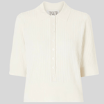 Ribbed Short Sleeve Knit Top - TWP