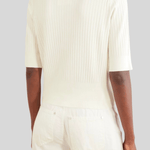 Ribbed Short Sleeve Knit Top - TWP
