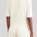 Ribbed Short Sleeve Knit Top - TWP