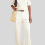 Ribbed Short Sleeve Knit Top - TWP