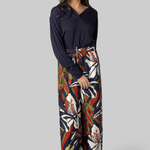 Ring Floral Silk Pants - La Prestic Ouiston