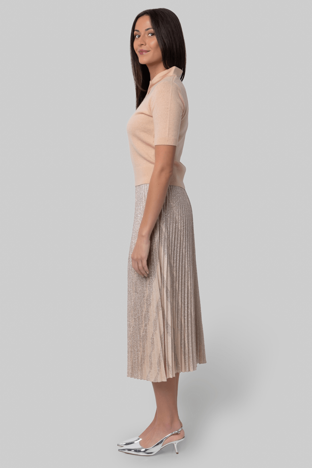 Rising Sun Plisse Skirt - Forte Forte